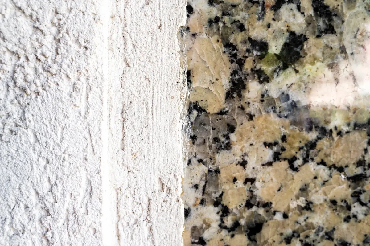 Contrasting outdoor textures showing environmental hazards