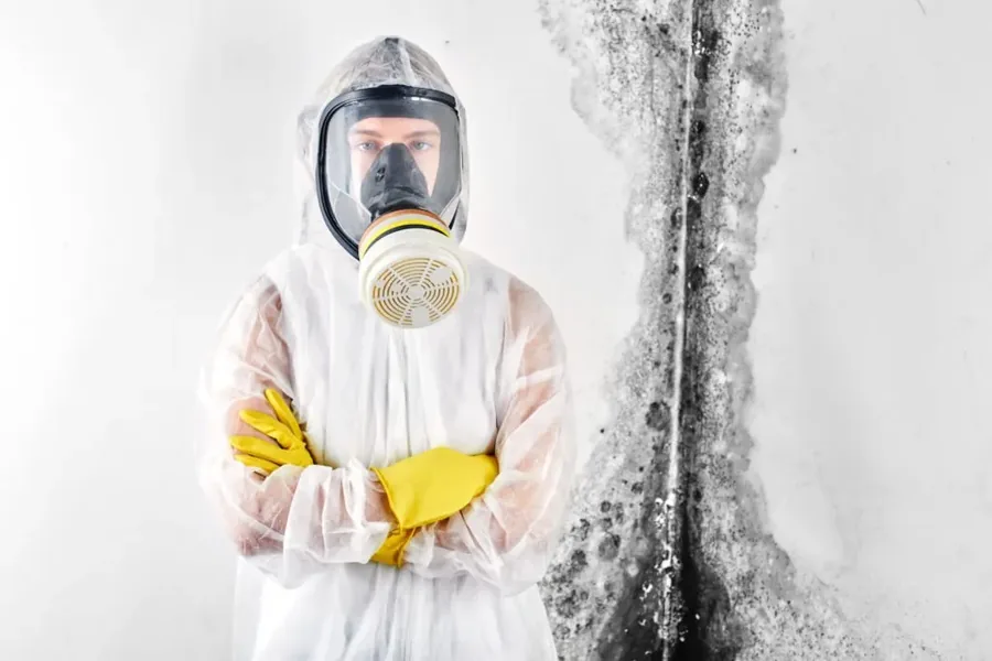 Mold inspection in an Albany NY attic